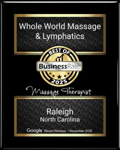 Whole World Massage Raleigh Best of Raleigh Award
